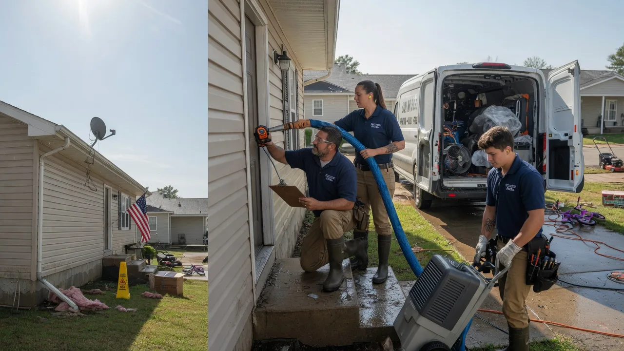 Ceiling Water Damage Restoration in Ingalls, MI near me